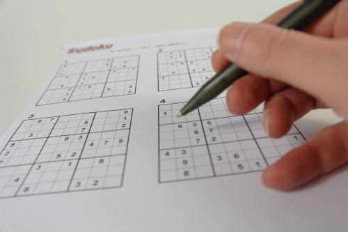 4 Sudoku platzsparend auf einem Blatt